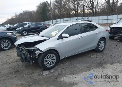 2019 Toyota Corolla Le из США, поврежденный, VIN 2T1BURHE8KC134684